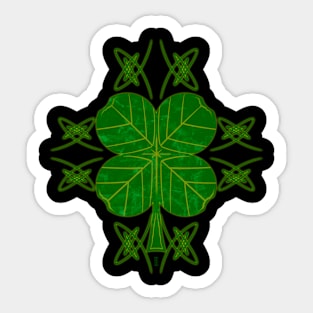 Four leaf clover Sticker